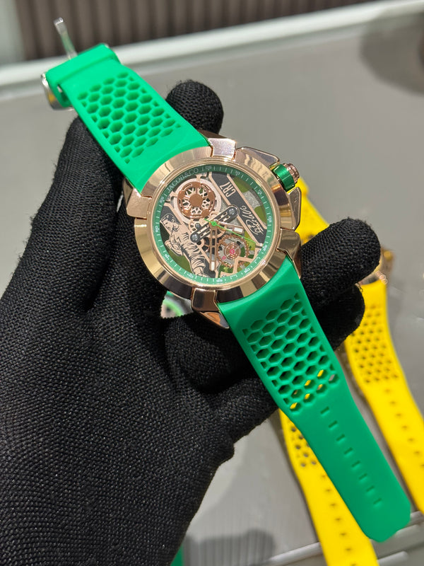Jacob & Co. Copper Green CR7 Ronaldo Premium Quartz Watch
