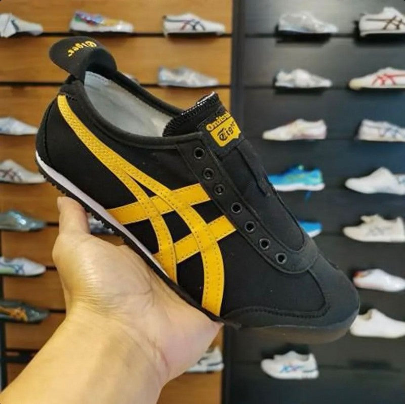 Onitsuka Tiger Slip On BLACK YELLOW