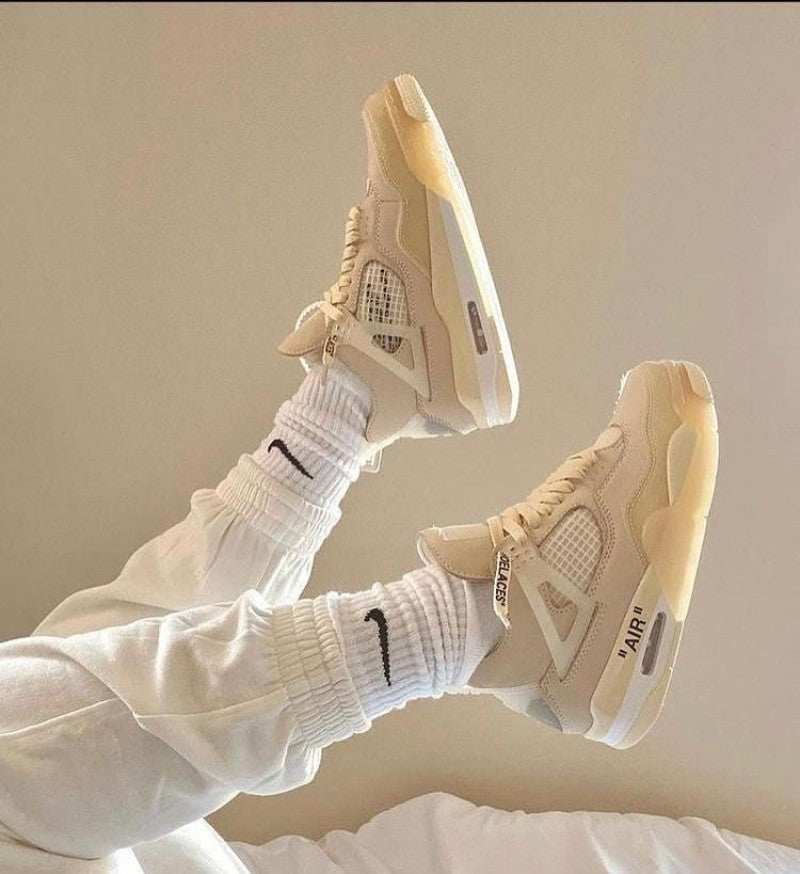Nike Air Jorden Retro 4 OFF WHITE