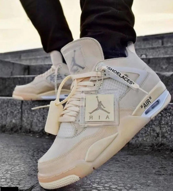 Nike Air Jorden Retro 4 OFF WHITE