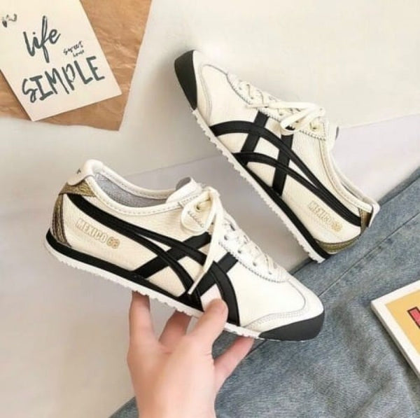 ONITSUKA TIGER MEXICO 66 BLACK VREAM GOLD