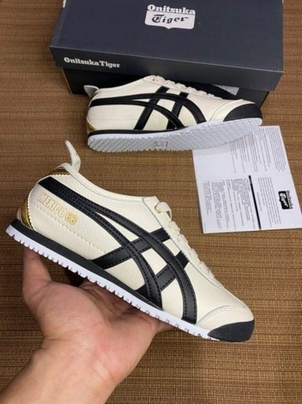 ONITSUKA TIGER MEXICO 66 BLACK VREAM GOLD