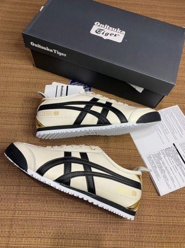 ONITSUKA TIGER MEXICO 66 BLACK VREAM GOLD