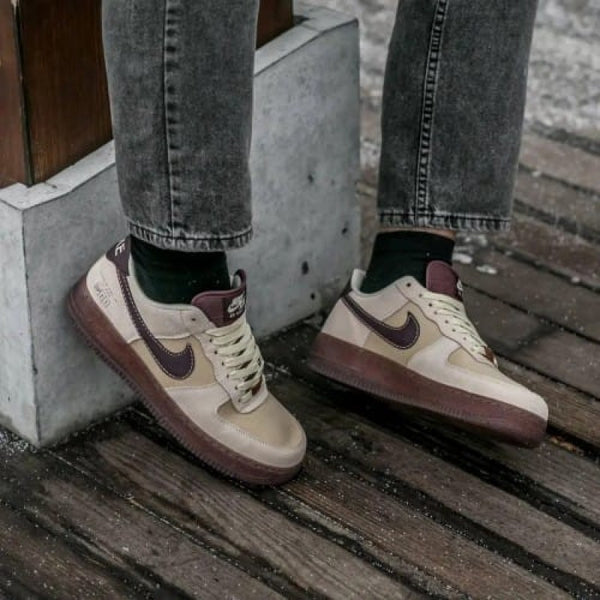 Nike Airforce 1 Low Coffee Suede Quality