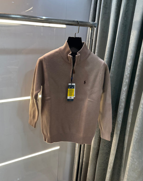 Ralph  Lauren Milange Lambs Wool Knitted Pull Over