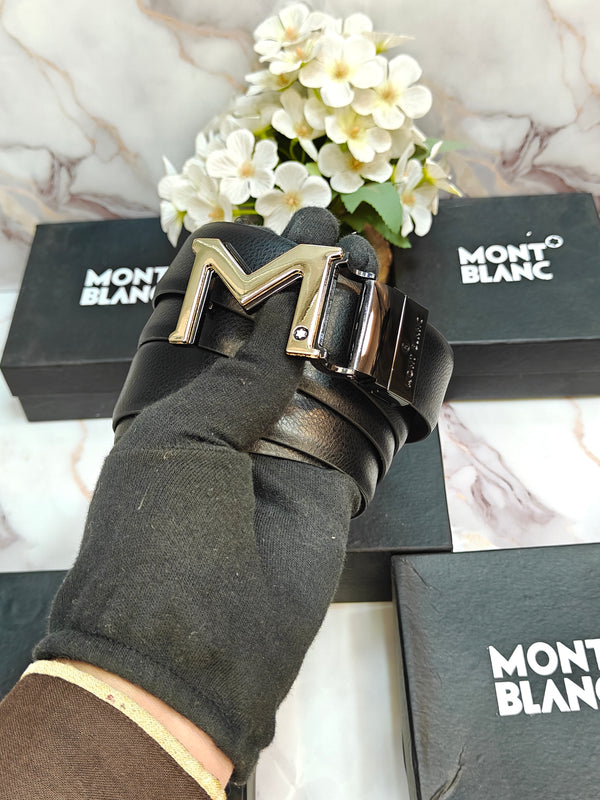MONT BLANC PREMIUM QUALITY REVERSEABLE BELT WITH OG BOX MB-707