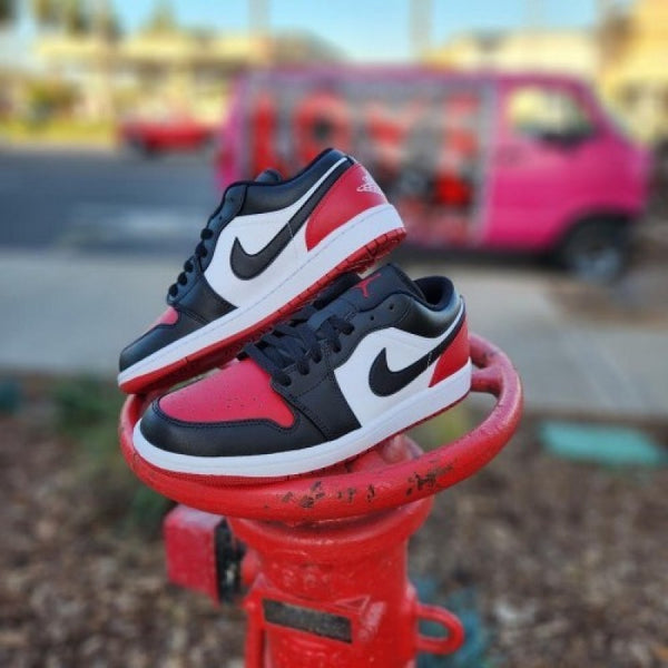 Nike Air Jordan 1 Low Bred Toe 2.0