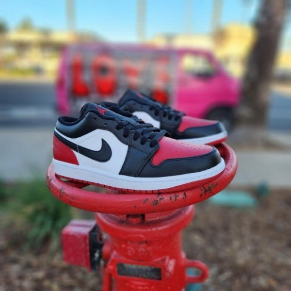 Nike Air Jordan 1 Low Bred Toe 2.0