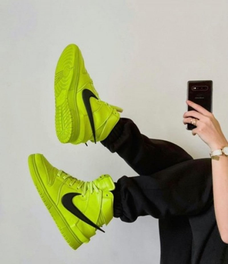 Nike Dunk High X Ambush FLASH LIME