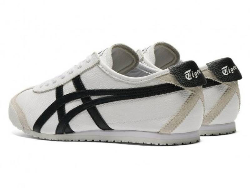 ONITSUKA TIGER MEXICO 66 WHITE BLACK SUEDE STRIP