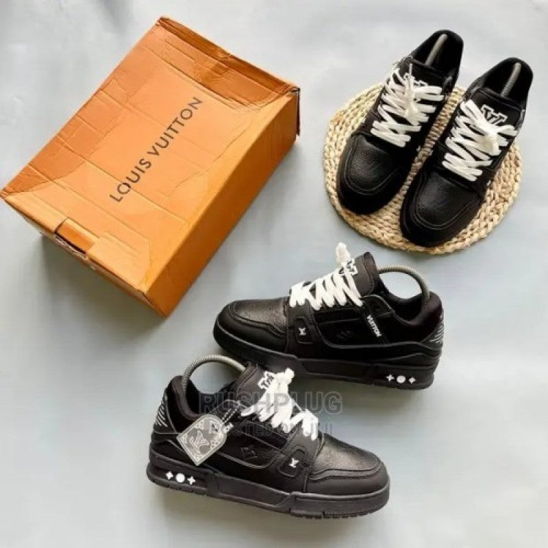 Louis Vuitton SKATE TRAINER PREMIUM SNEAKERS FULL BLACK