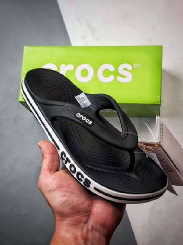 Crocs-Baya-Band-Slide-Black