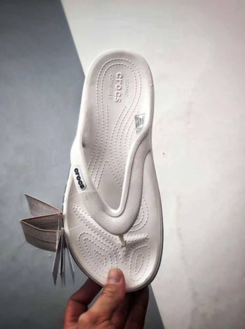 Crocs-Baya-Band-Slide-White