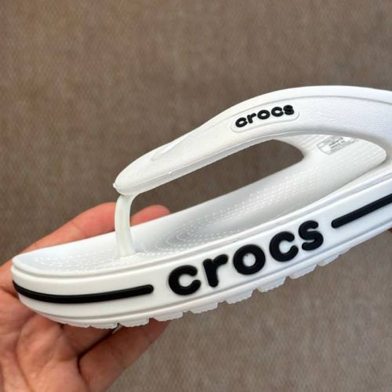 Crocs-Baya-Band-Slide-White