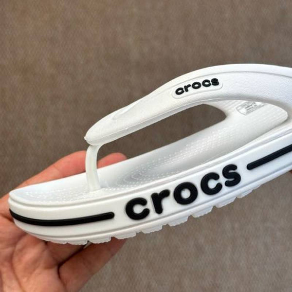 Crocs-Baya-Band-Slide-White