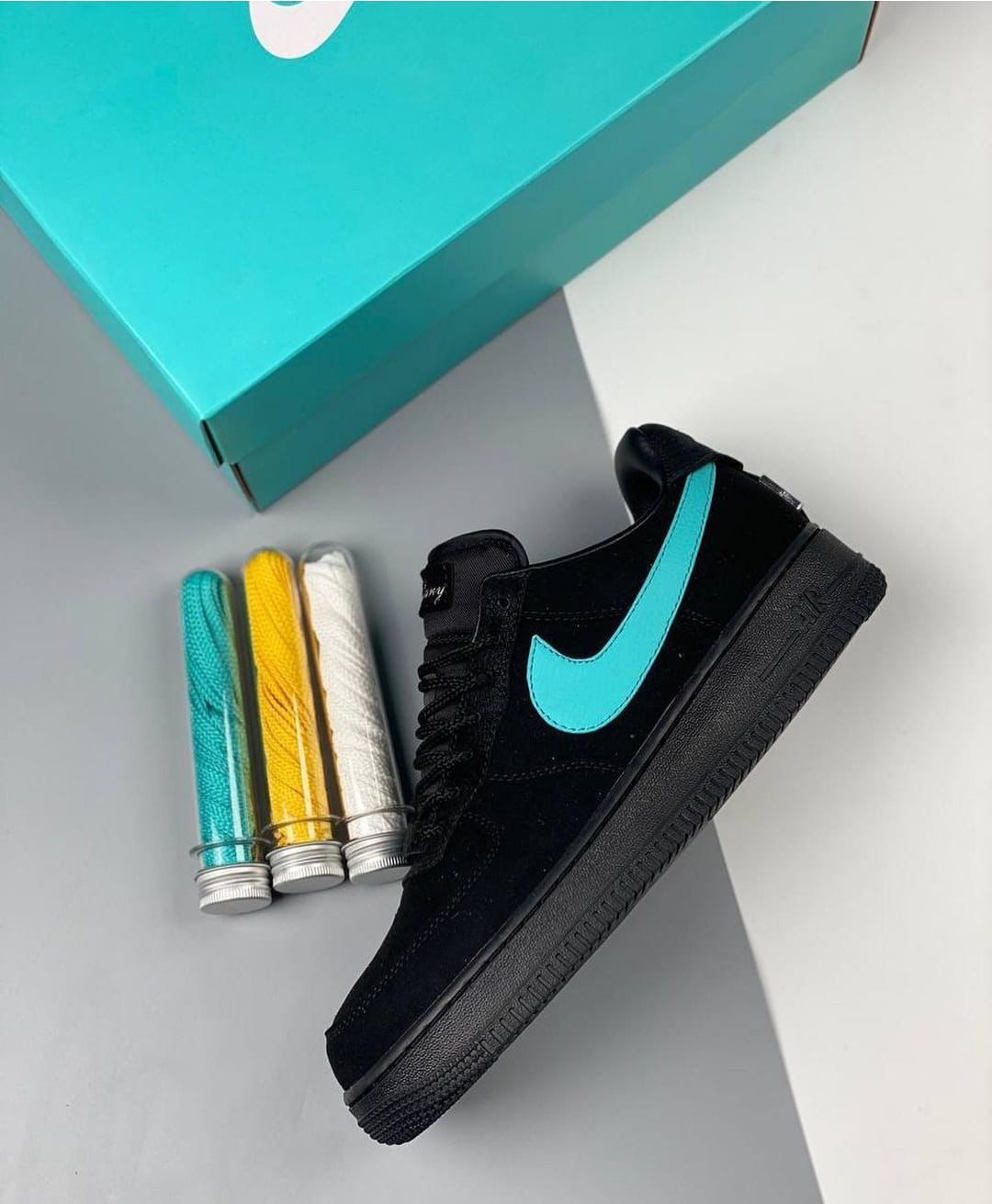 Nike Airforce 1 Low Tiffany Black Semi UA