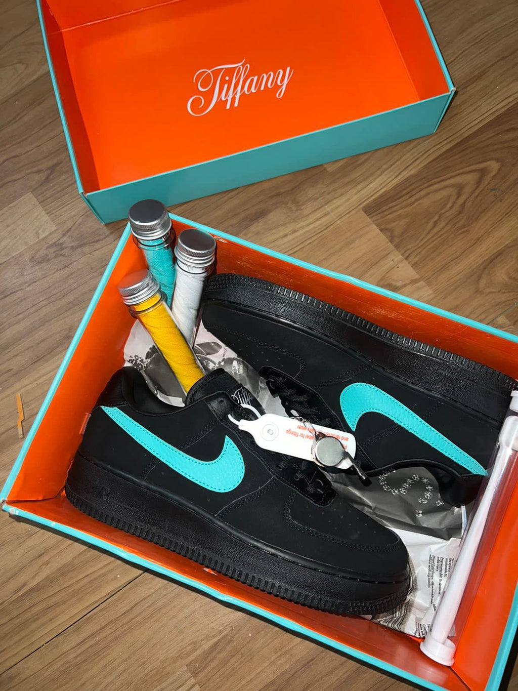 Nike Airforce 1 Low Tiffany Black Semi UA