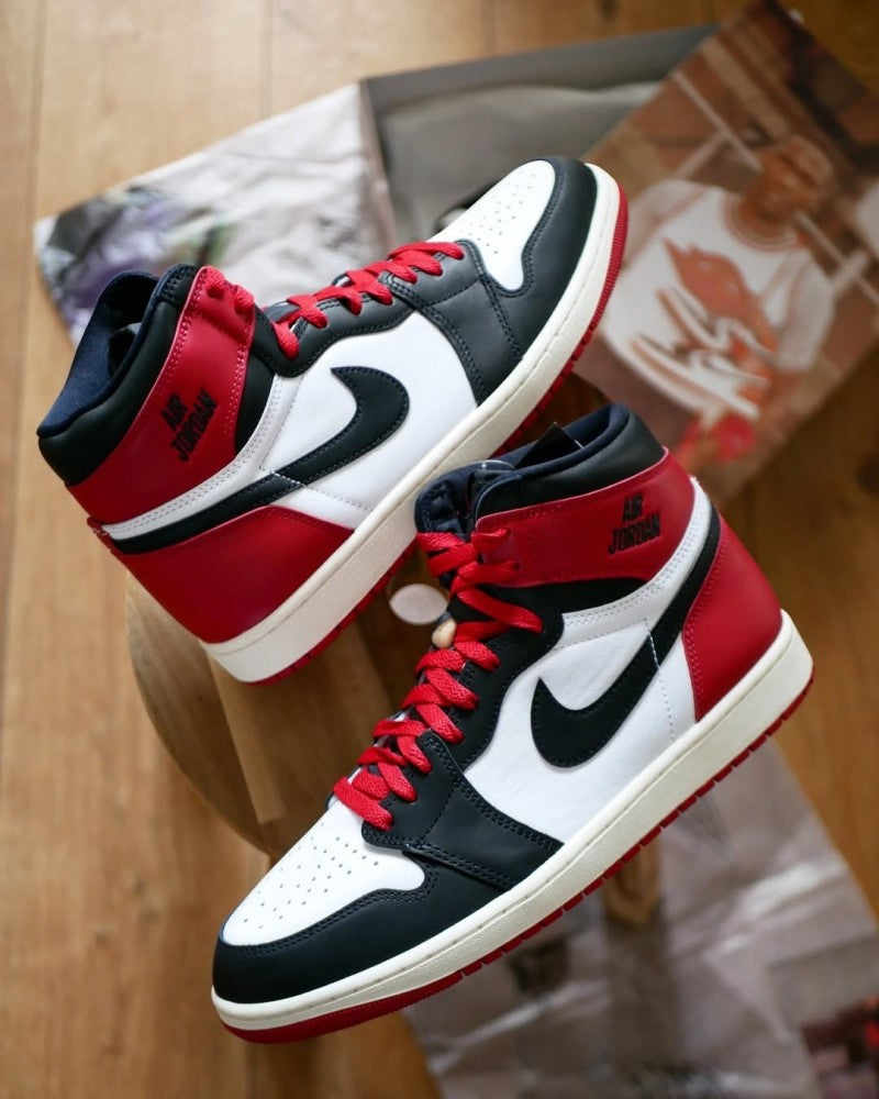 Nike Air Jordan 1 High BLACK TOE REIMAGINED (SEMI UA)