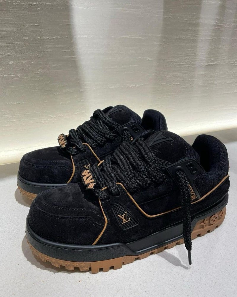 Louis Vuitton LV Trainer MAXI BLACK GUM