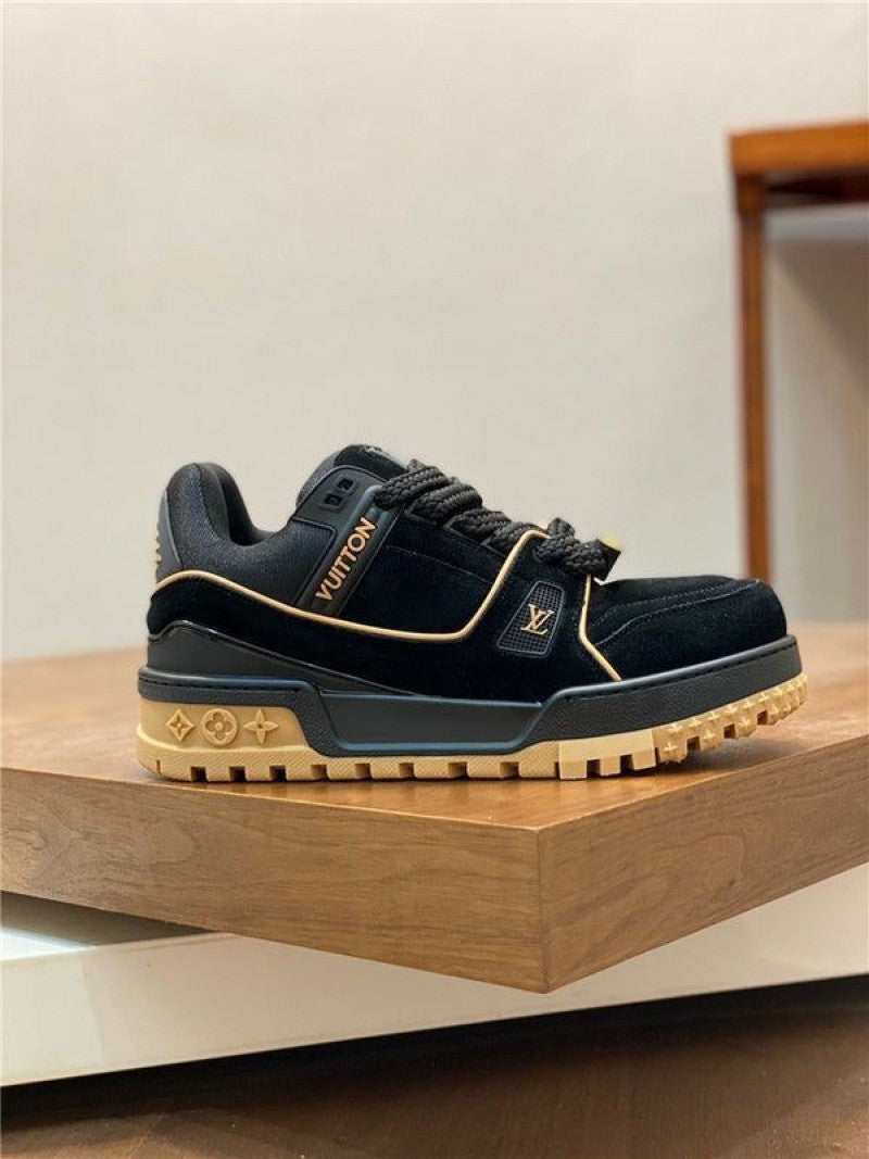 Louis Vuitton LV Trainer MAXI BLACK GUM