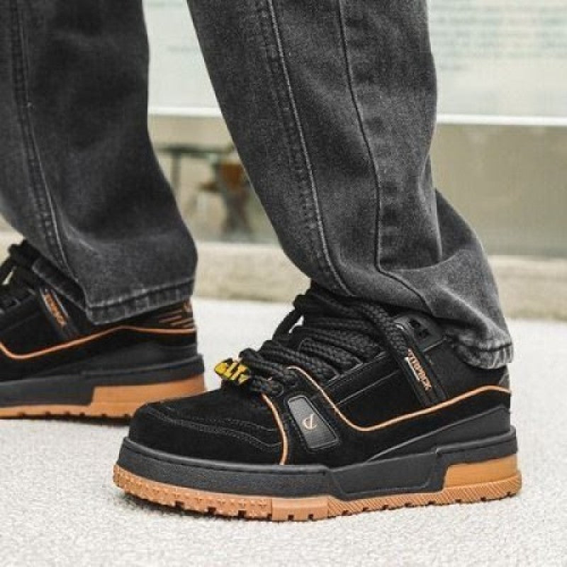 Louis Vuitton LV Trainer MAXI BLACK GUM