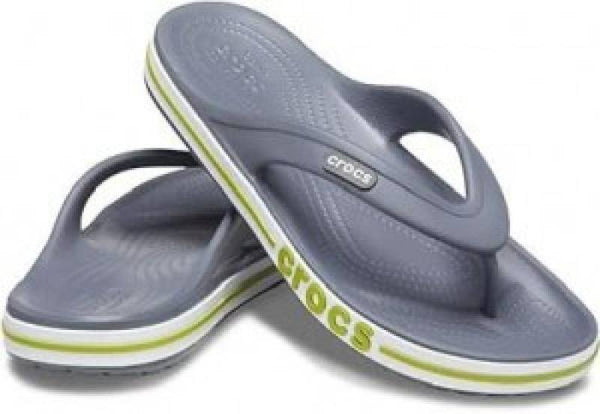 Crocs-Baya-Band-Slide-Grey