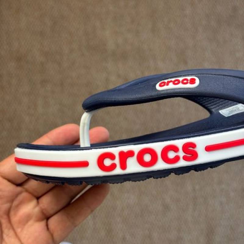 Crocs-Baya-Band-Slide-Navy-Blue