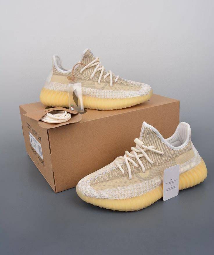 Adidas Yeezy Boost 350 V2 Natural Semi UA with Full Accessories