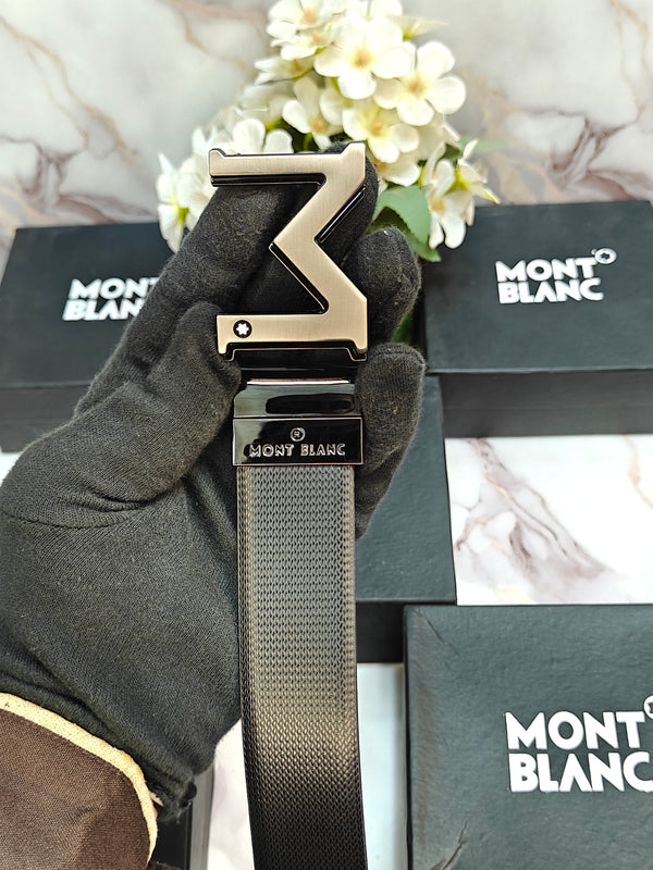 MONT BLANC PREMIUM QUALITY REVERSEABLE BELT WITH OG BOX MB-709