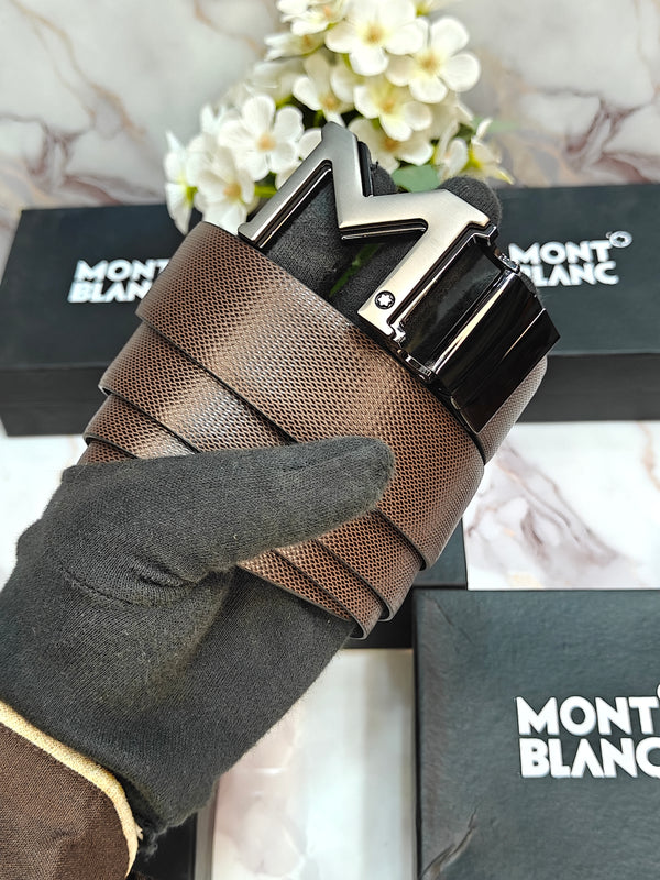 MONT BLANC PREMIUM QUALITY REVERSEABLE BELT WITH OG BOX MB-709