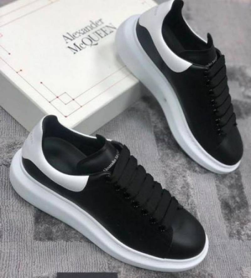 Alexander McQueen black white sneakers