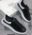 Alexander McQueen black white sneakers