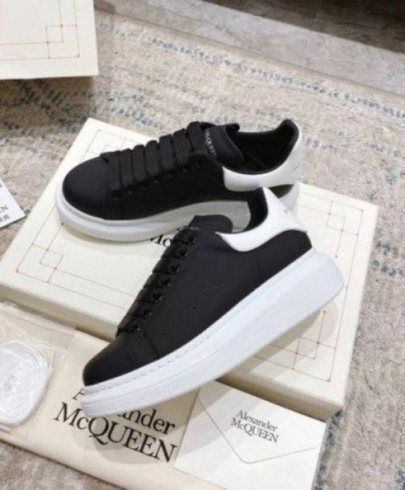 Alexander McQueen black white sneakers