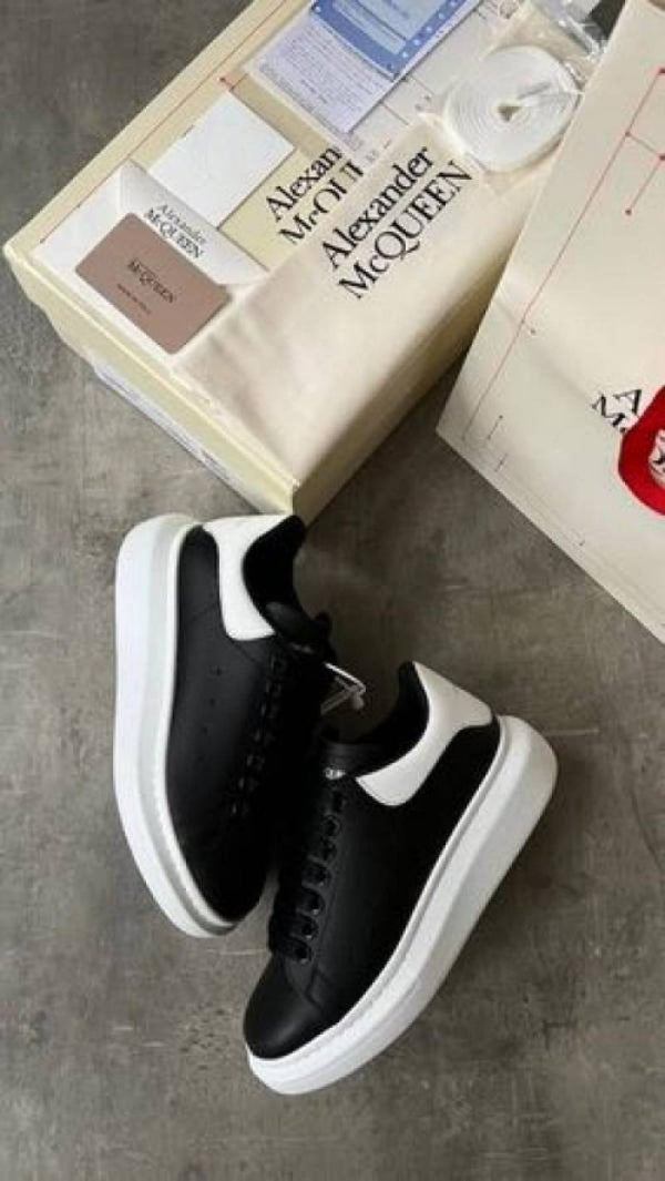 Alexander McQueen black white sneakers