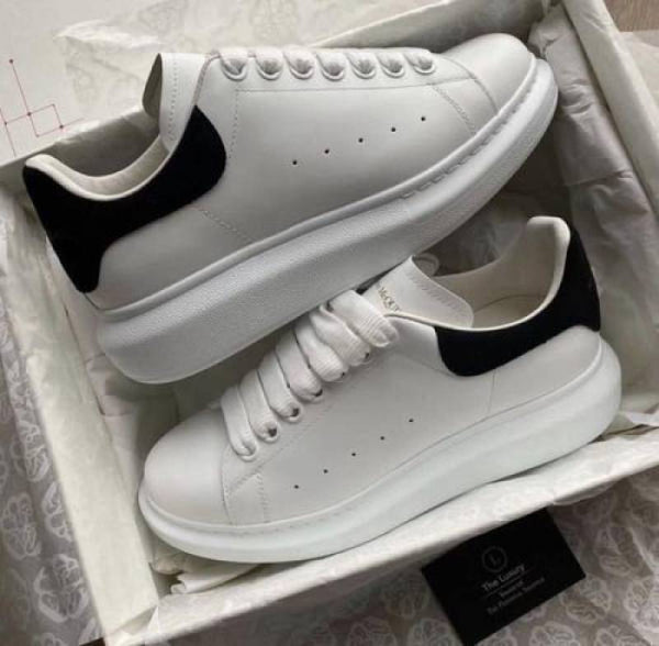 Alexander McQueen white black sneakers