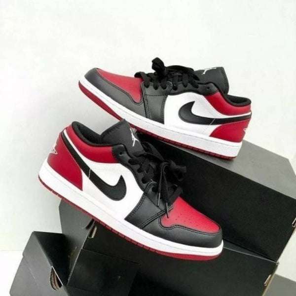 Air-jordan retro 1 low bred toe semi ua fix
