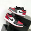 Air-jordan retro 1 low bred toe semi ua fix