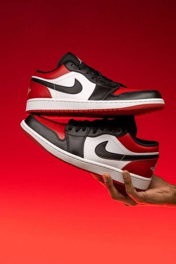 Air-jordan retro 1 low bred toe semi ua fix