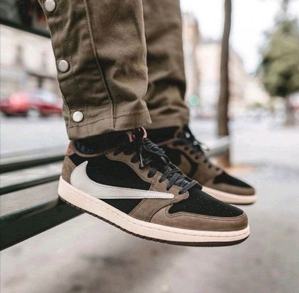 Nike Air Jordan 1 Low OG Travis Scott X DARK MOCHA (Semi UA)