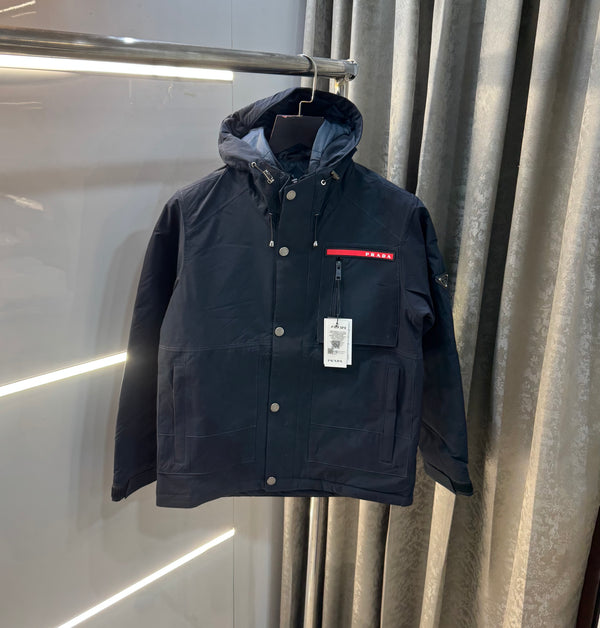 Prad a Milano Navy Blue Imported Puffer Jacket