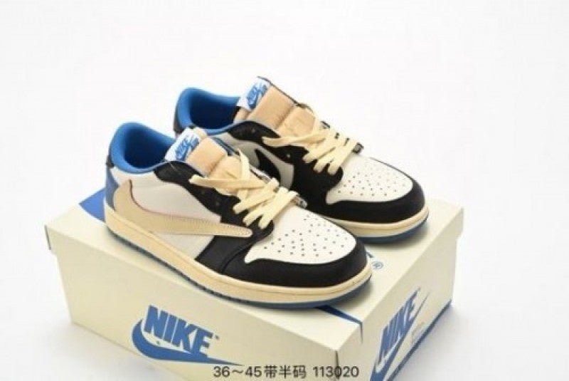Nike Air Jordan Retro 1 Low Fragment X Travis Scott SEMI UA With PLASTIC PACKING