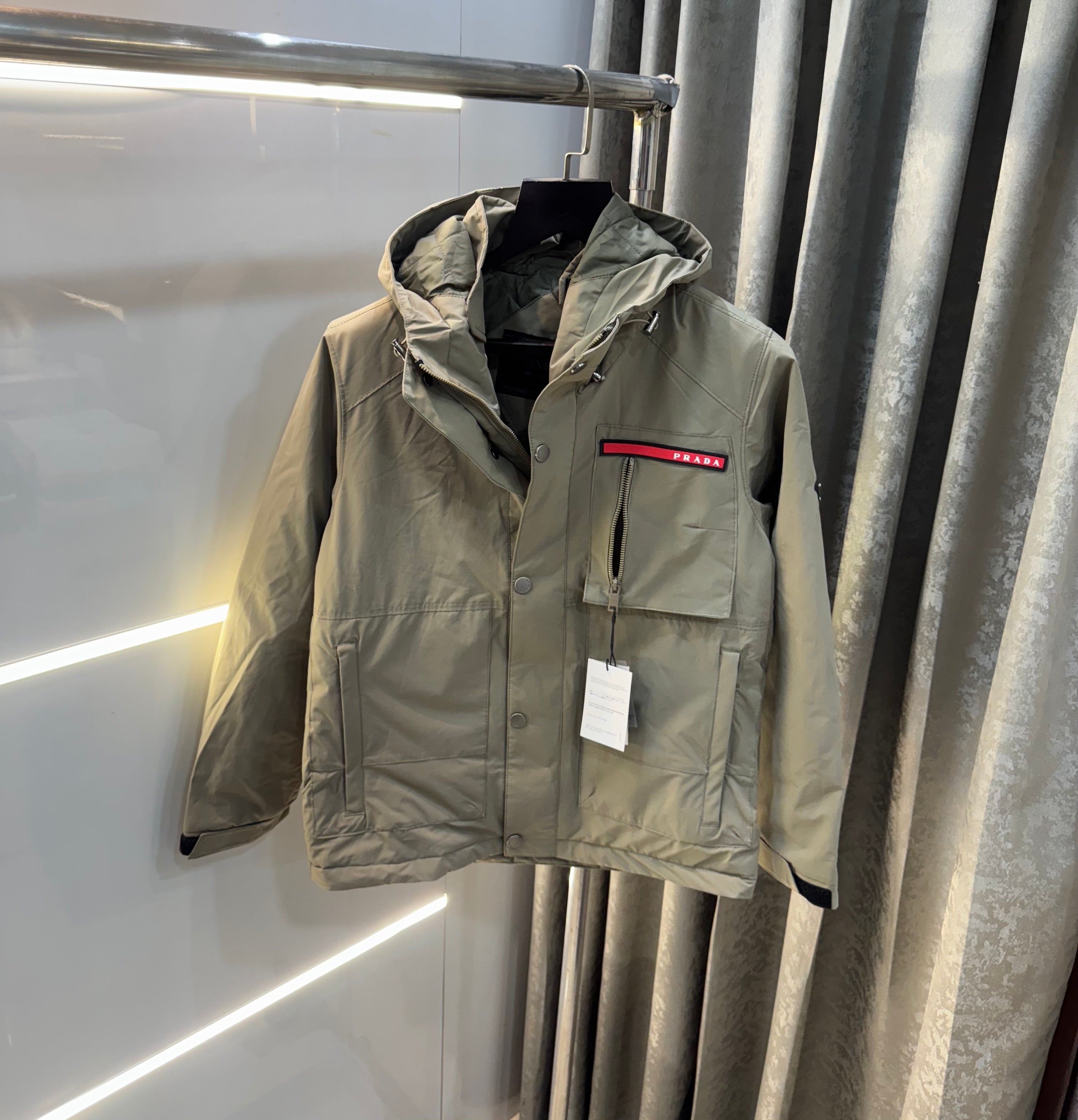 Prad a Milano Beige Imported Puffer Jacket