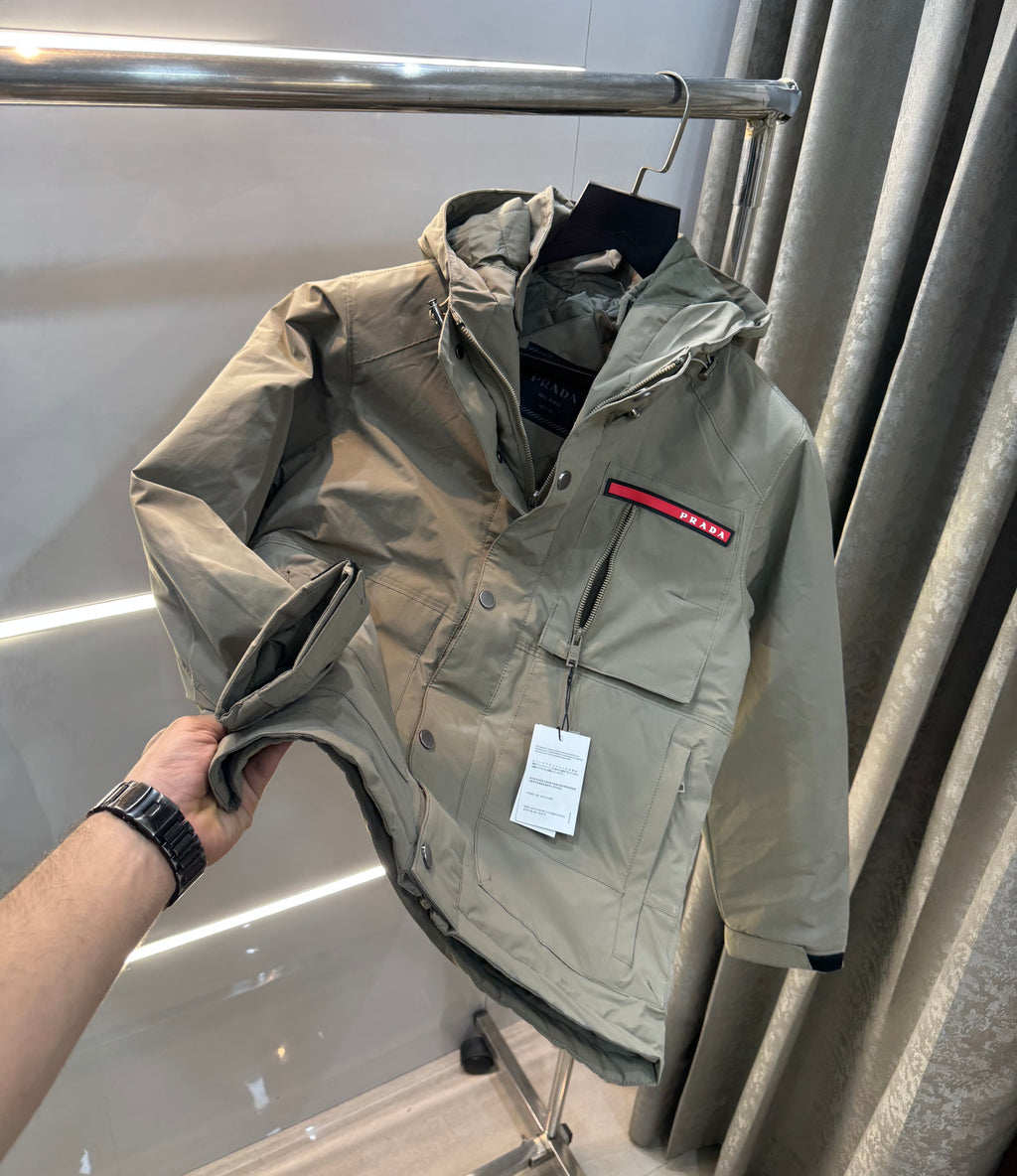 Prad a Milano Beige Imported Puffer Jacket