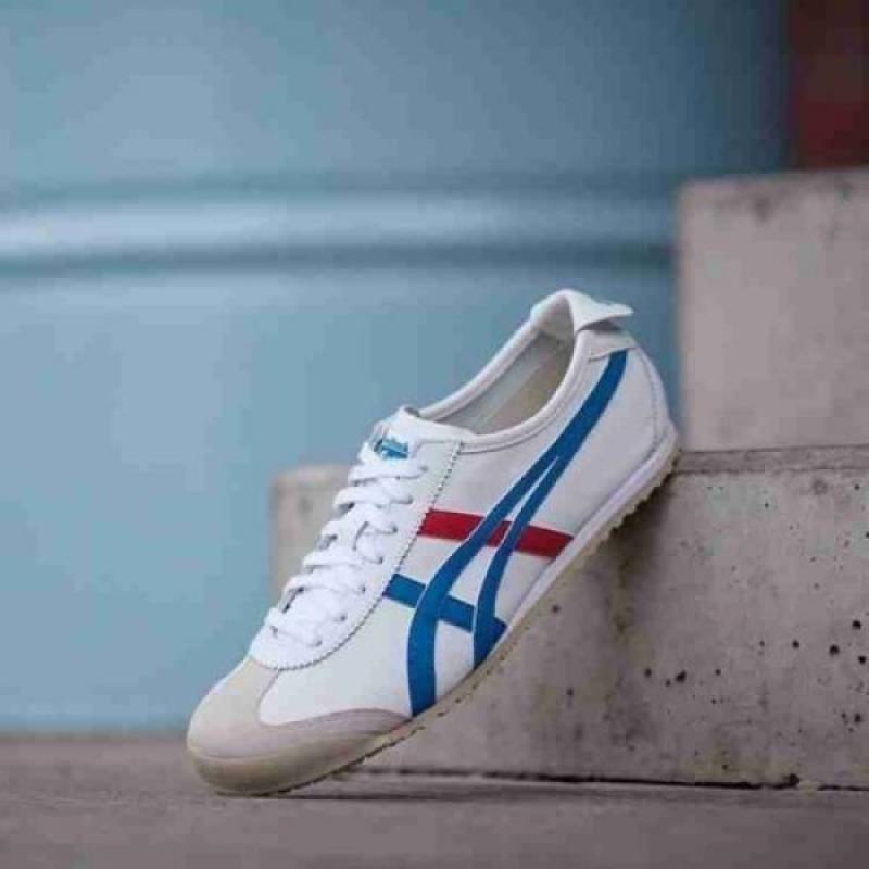 Onitsuka TIGER MeXico 66 WHITE BLUE RED LaceUp (FIX)