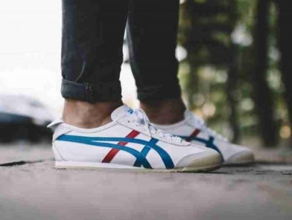 Onitsuka TIGER MeXico 66 WHITE BLUE RED LaceUp (FIX)