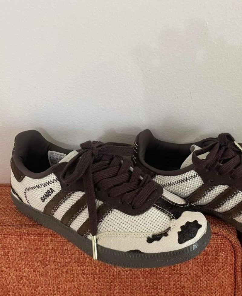 Adidas Samba Cow Print Brown