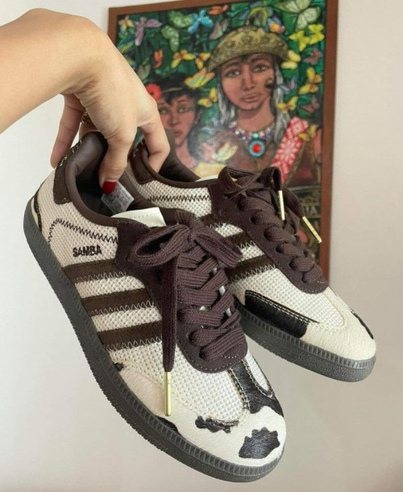 Adidas Samba Cow Print Brown