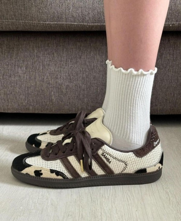 Adidas Samba Cow Print Brown