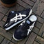 Onitsuka tiger black white slipon sabot