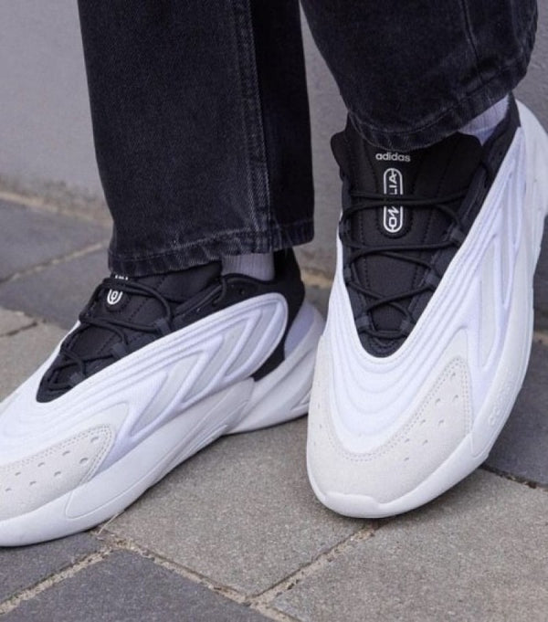 Adidas Ozelia Trainers In WHITE BLACK